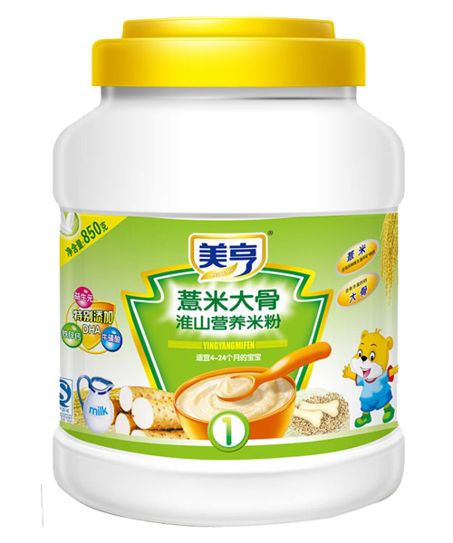 美亨850g桶裝惹米大骨營養(yǎng)米粉1段