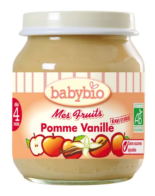 babybio香草味蘋果泥