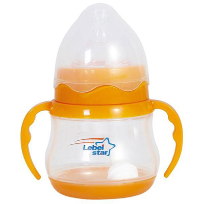 樂貝星奶瓶寬口雙柄