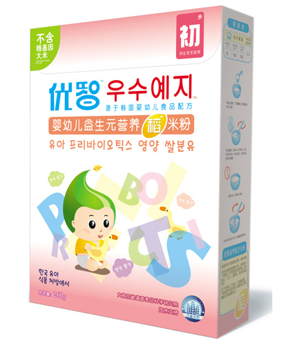 優(yōu)智嬰幼兒益生元稻米粉盒裝