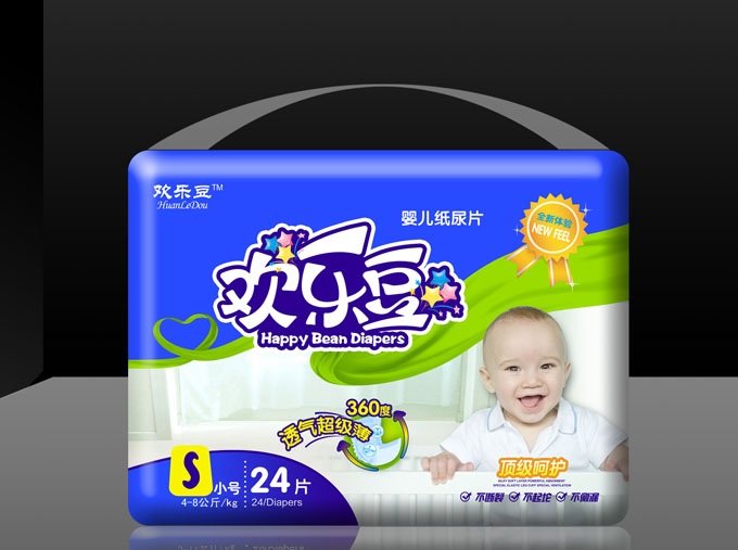 歡樂豆紙尿片超S號(hào)