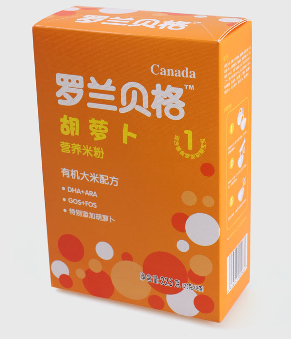 羅蘭貝格盒裝胡蘿卜有機(jī)大米配方米粉