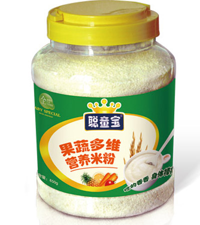 聰童寶果蔬多維營(yíng)養(yǎng)米粉850克