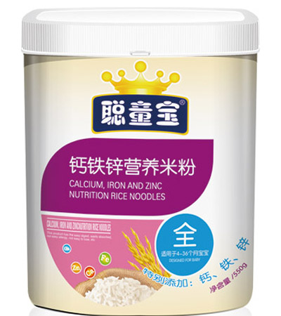聰童寶鐵鋅鈣營養(yǎng)米粉550克全段