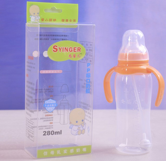 尚嬰兒PP標口奶瓶280ml橙色