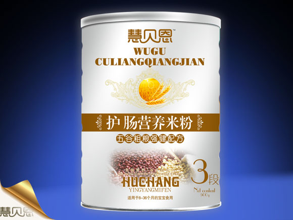 慧貝恩五谷粗糧強健配方護腸營養(yǎng)米粉