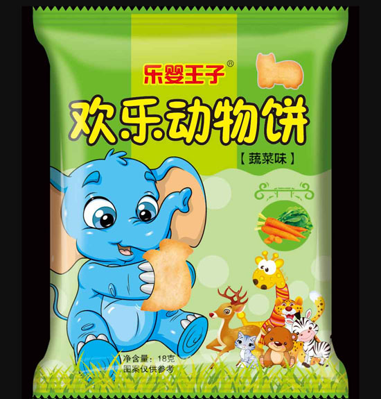 樂(lè)嬰王子歡樂(lè)動(dòng)物餅蔬菜味