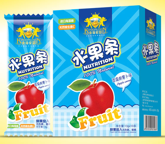 金盾愛(ài)嬰蘋果胡蘿卜味水果條