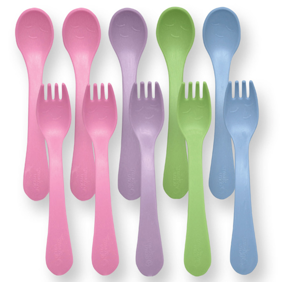 美國小綠芽玉米淀粉萌芽潔具叉勺套裝