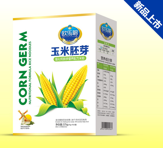 歐樂聰強化鈣鐵鋅玉米胚芽盒裝