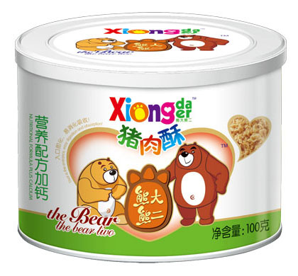 熊大熊二營(yíng)養(yǎng)配方加鈣豬肉酥