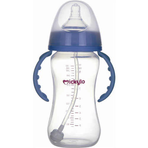 米奇樂(lè)PP寬口自動(dòng)奶瓶240ml