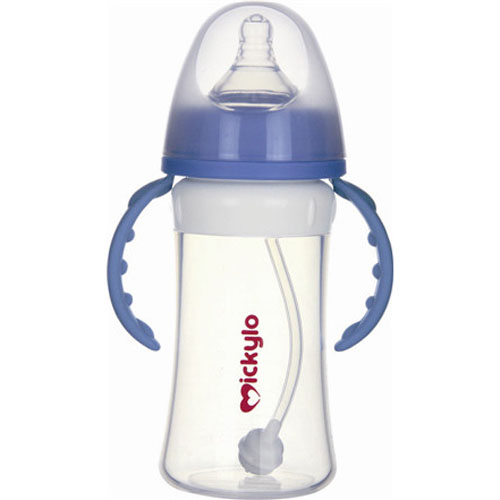 米奇樂(lè)硅膠寬口自動(dòng)奶瓶240ml