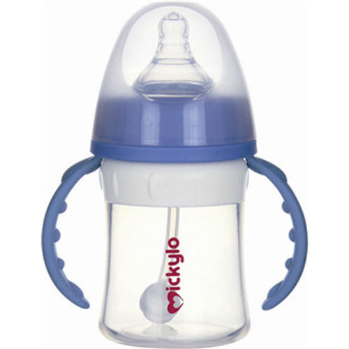 米奇樂硅膠寬口自動(dòng)奶瓶140ml