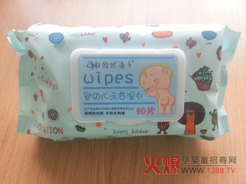 螞蟻海卜嬰幼兒無(wú)香濕巾