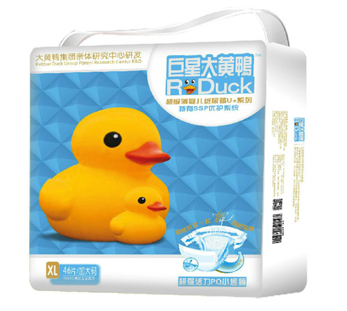 大黃鴨巨星大黃鴨紙尿片XL46片