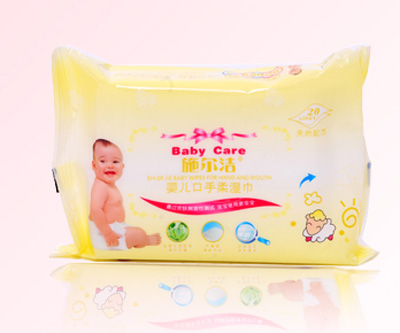 施爾潔嬰兒口手柔濕巾20片裝
