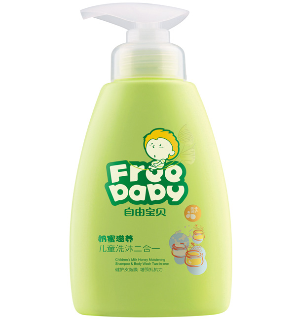 自由寶貝兒童300ml奶蜜洗沐二合一