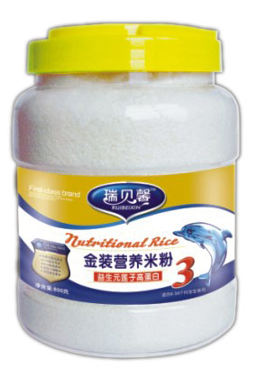 瑞貝馨金裝益生元蓮子高蛋白營(yíng)養(yǎng)米粉3階段