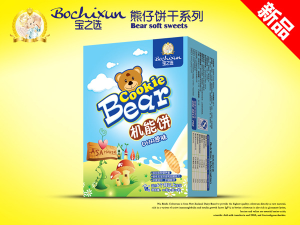 寶之選機(jī)能餅(DHA原味)熊仔餅干
