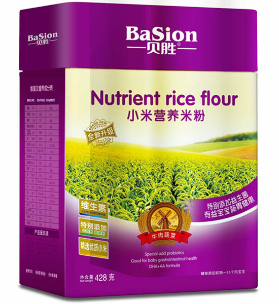 貝勝牛肉蔬菜小米營(yíng)養(yǎng)米粉