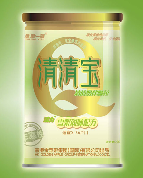 金蘋一族雪梨潤(rùn)肺配方清清寶