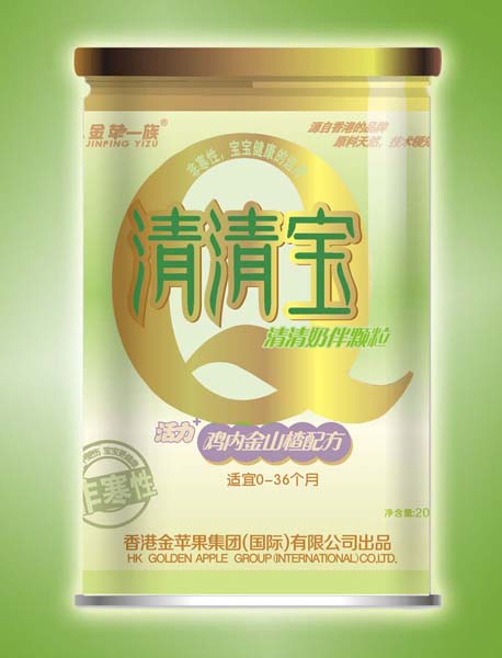 金蘋一族雞內(nèi)金山楂配方清清寶