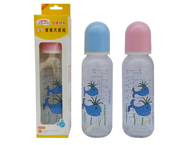嬰健8安直身玻璃奶瓶