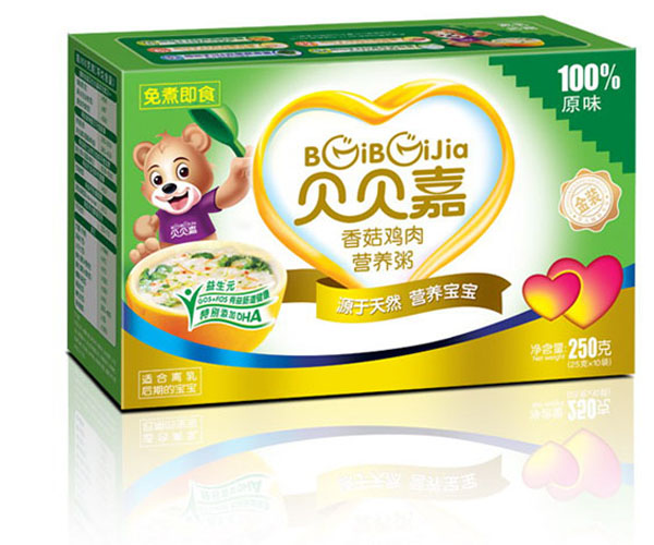 貝貝嘉香菇雞肉營養(yǎng)粥