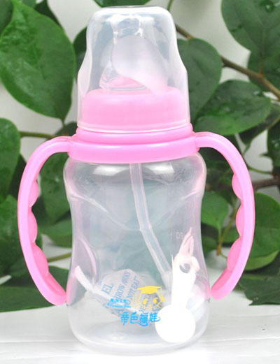 帝色福娃粉色奶瓶