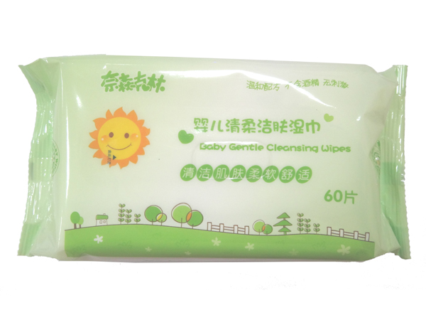 奈森克林嬰兒清柔潔膚型濕巾60(抽)