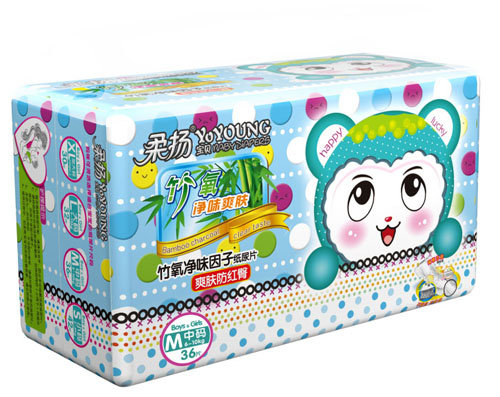 柔揚竹氧凈味36片中碼尿片