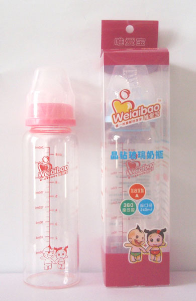 唯愛寶標(biāo)口240ml玻璃奶瓶
