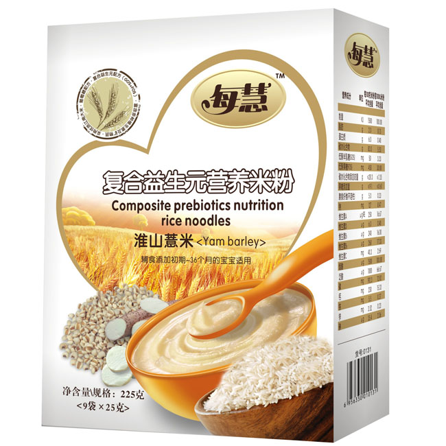 每慧復(fù)合益生元淮山薏米營養(yǎng)米粉225