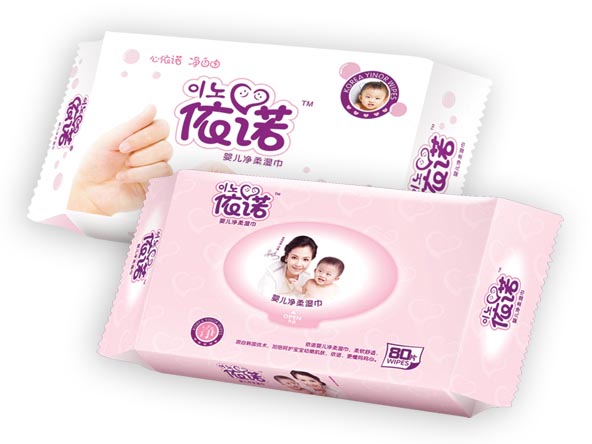 依諾嬰兒凈柔濕巾80片
