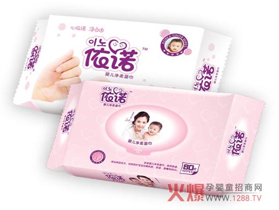 依諾嬰兒凈柔濕巾