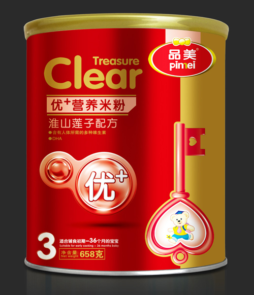 品美優(yōu)+營(yíng)養(yǎng)淮山蓮子配方米粉3段