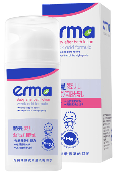 赫曼嬰兒浴后潤膚乳
