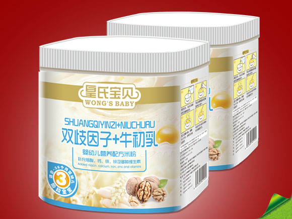 皇氏寶貝白罐雙歧因子牛初乳營(yíng)養(yǎng)米粉3段