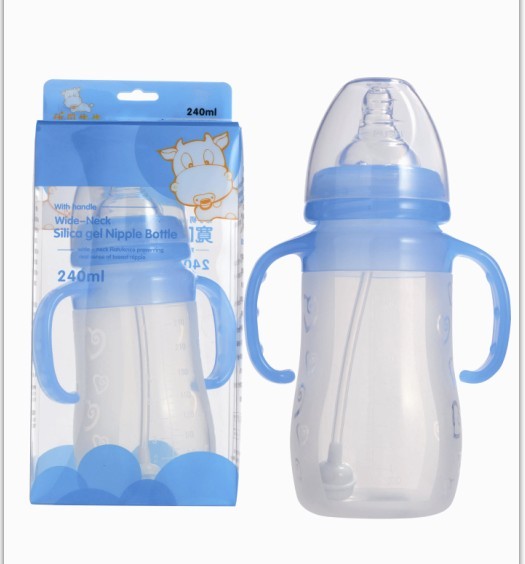 優(yōu)貝牛牛硅膠奶瓶240ml
