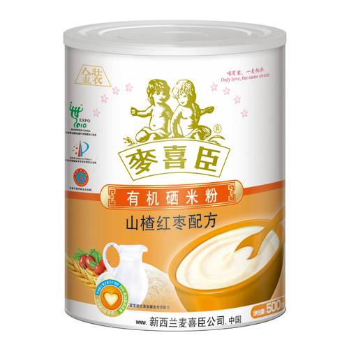 麥喜臣有機(jī)硒米粉山楂紅棗配方(聽裝)