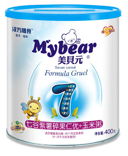 美貝元七谷紫薯碎果仁優(yōu)+玉米粥