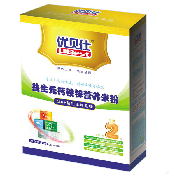 優(yōu)貝仕益生元鈣鐵鋅營(yíng)養(yǎng)米粉
