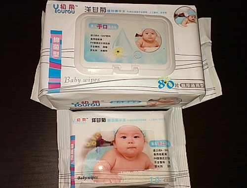 幼柔洋甘菊yingye手口濕巾80抽+10抽