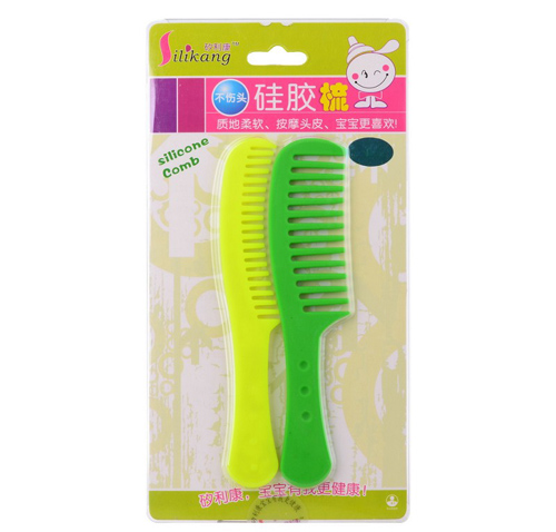 矽利康寶寶硅膠梳