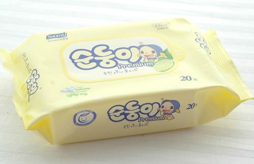 韓國進口嬰兒濕巾超高級隨身便攜裝20片