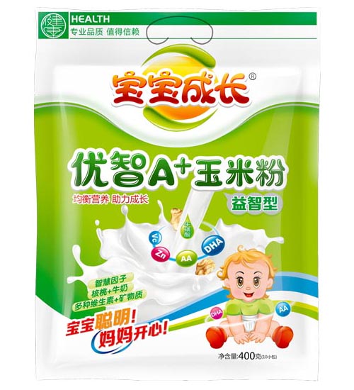 鑫伊康寶寶成長優(yōu)智A+玉米粉