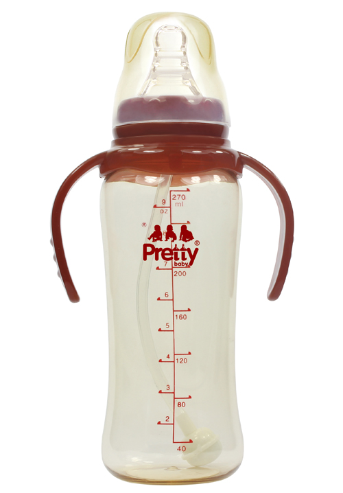 prettybaby270ML有柄自動(dòng)PPSU標(biāo)口徑大奶瓶
