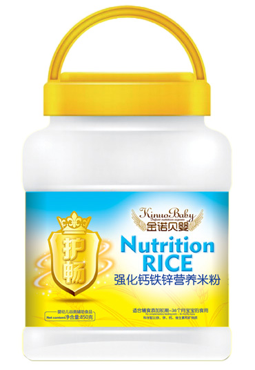 金諾貝嬰護(hù)暢強(qiáng)化鈣鐵鋅營(yíng)養(yǎng)米粉
