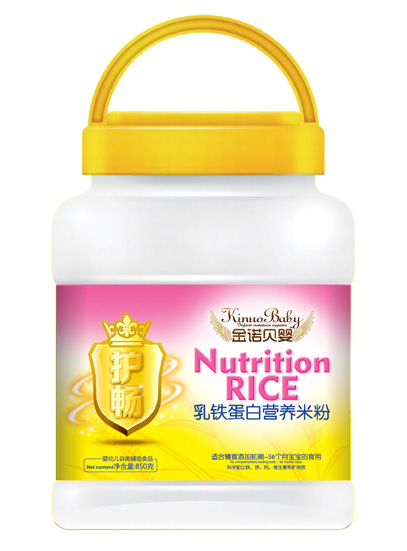 金諾貝嬰護暢乳鐵蛋白營養(yǎng)米粉